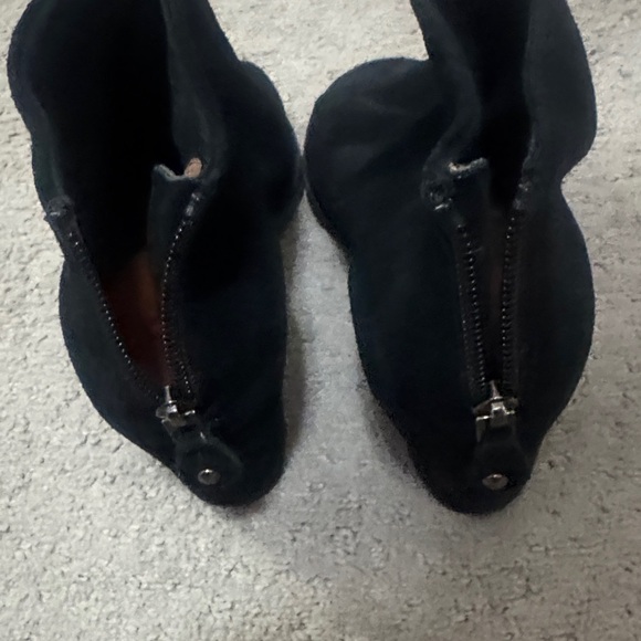 Gentle souls by Kenneth Cole Black Suede Ankle Boots - Picture 5 of 8